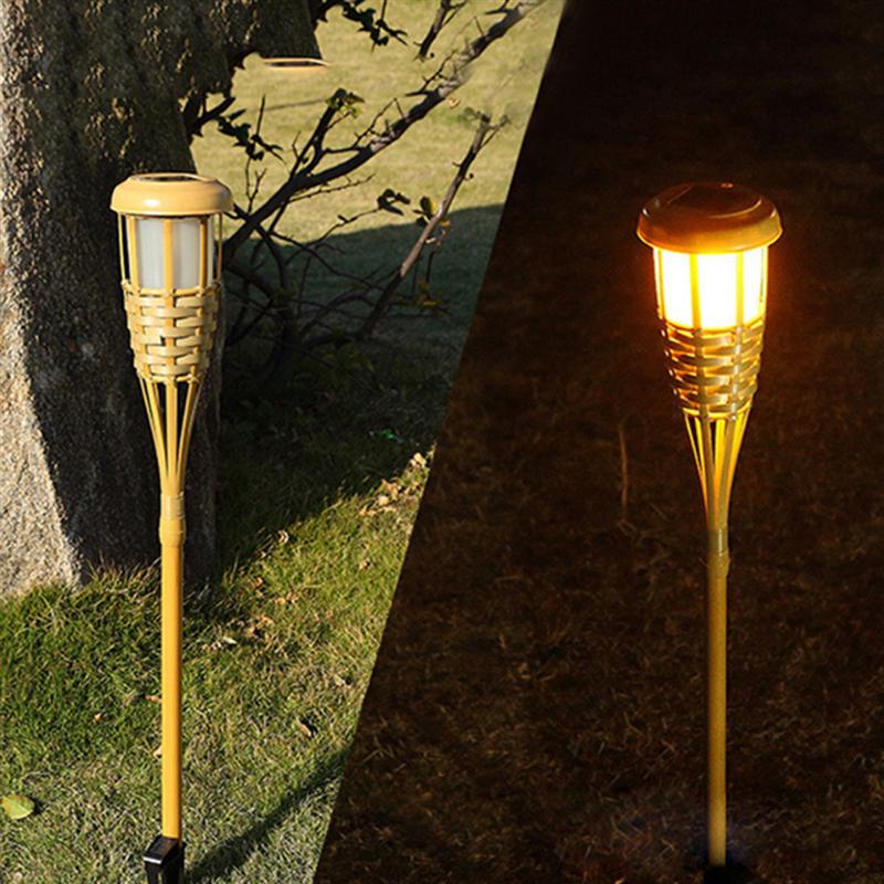 Antorchas Solares de Bambú