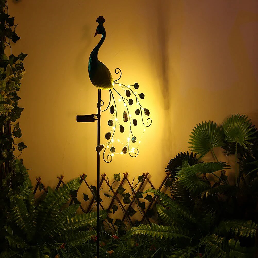 Estaca Solar Pavo Real 🦚 110 Cm