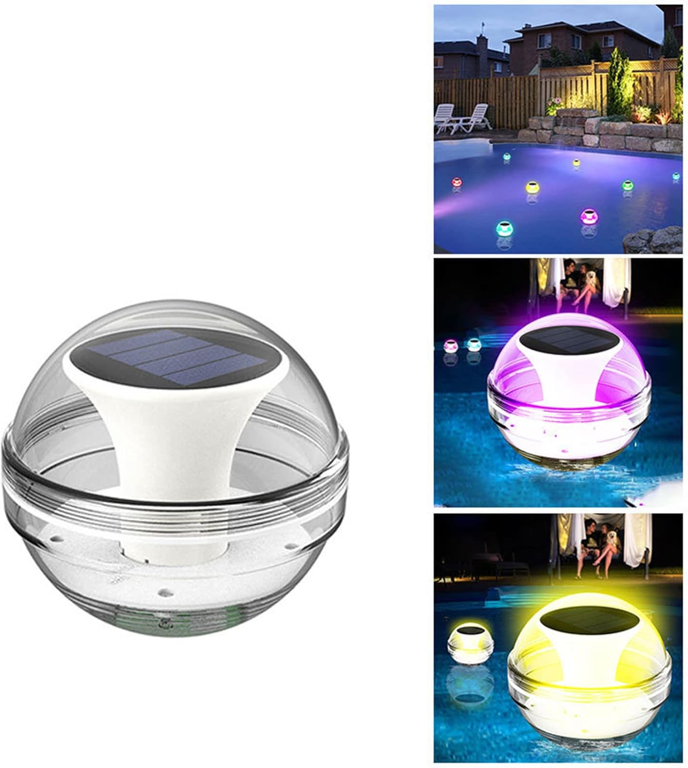Luz Flotante Solar RGB