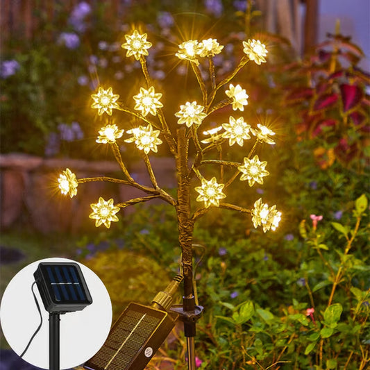 Estaca Ramas de Flores Solares