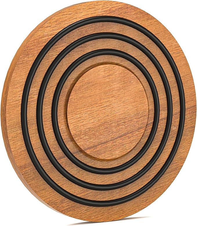 Salvamanteles magnéticos de madera