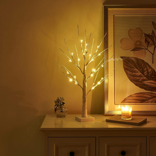 Arbol de abedul a Bateria 60 Cm