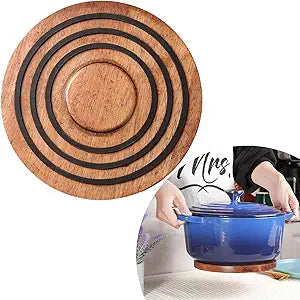 Salvamanteles magnéticos de madera