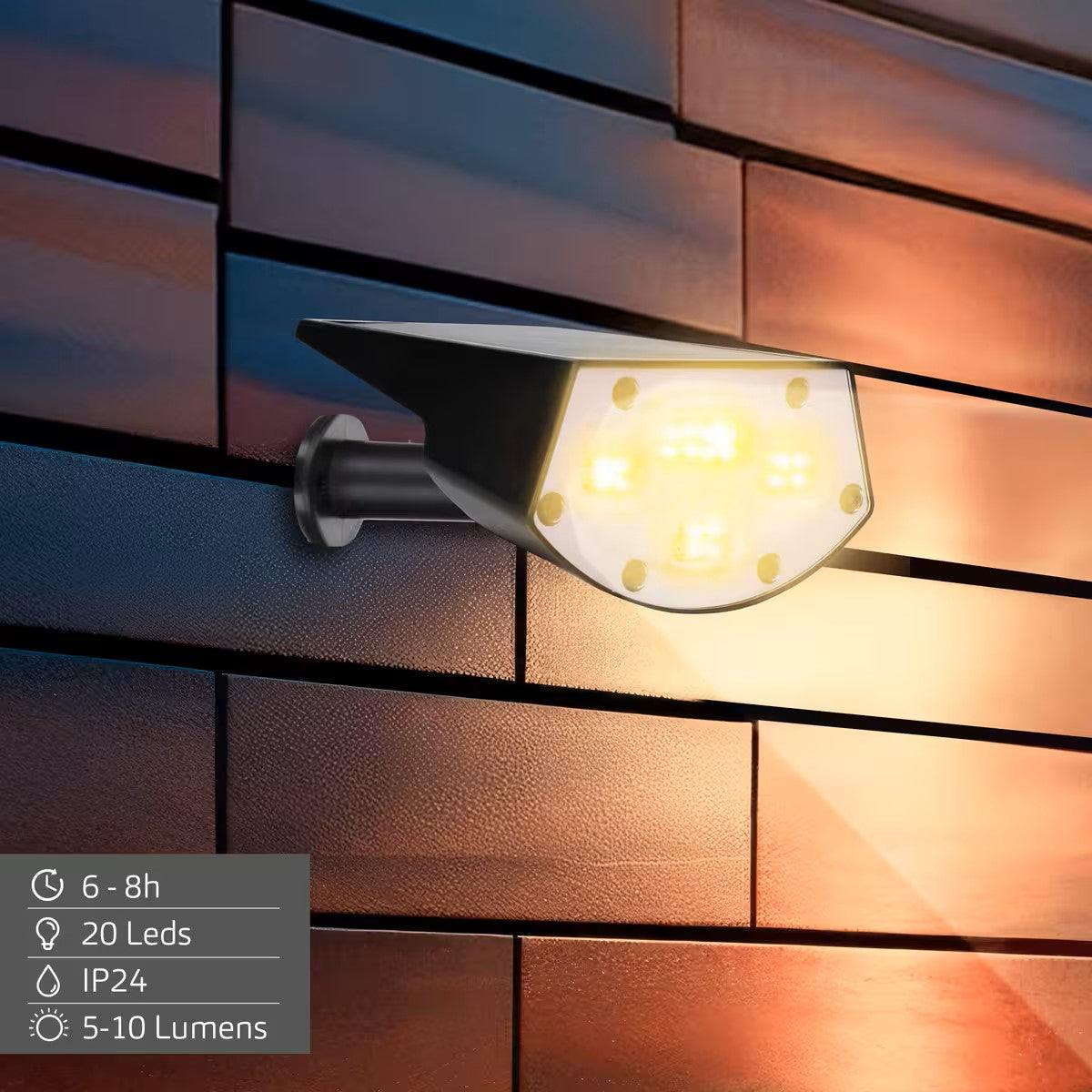 Estaca Solar LED 2 en 1