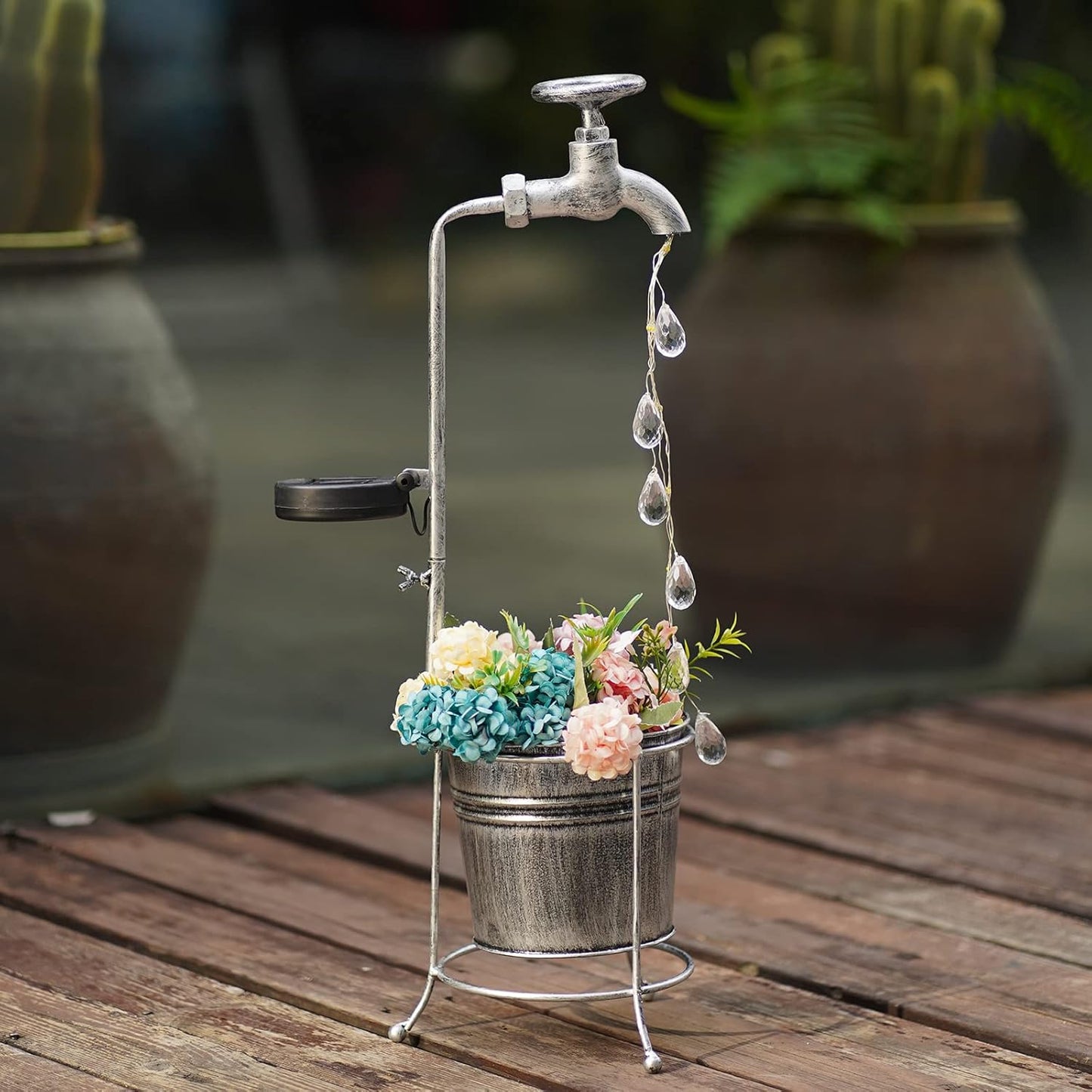 Luces de Grifo Riego Solar ( no incluye flores )