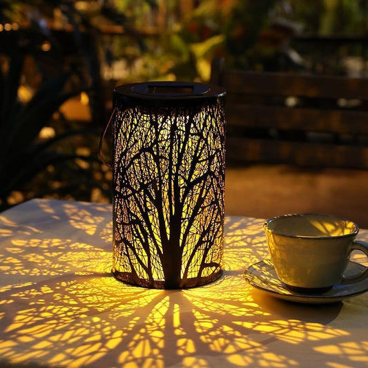 Jarron Solar Efecto Arbol