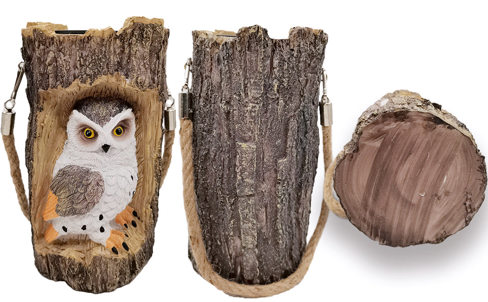 Colgante Buho Solar 35 Cm