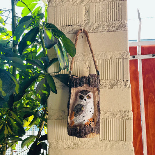 Colgante Buho Solar 35 Cm