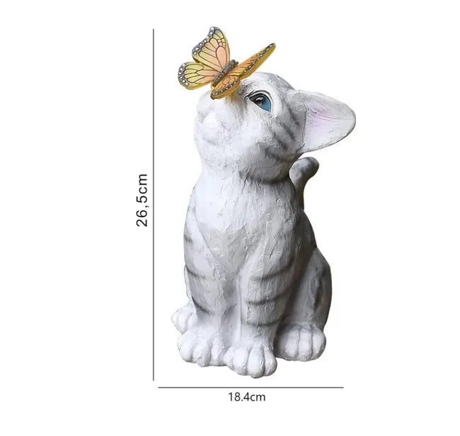 Gato Solar Para Jardin